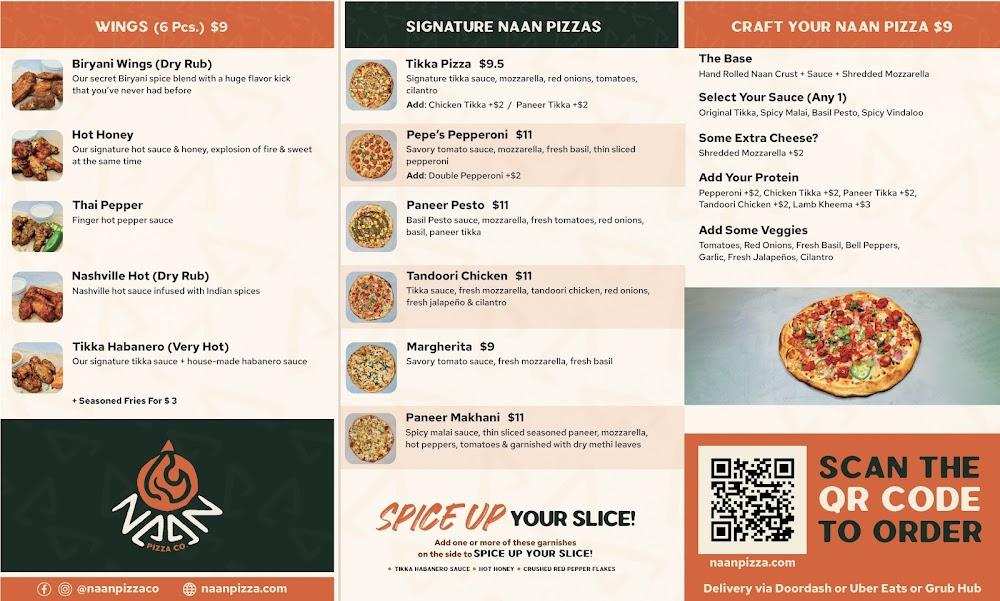 Naan Pizza Co. Paneer Makhani Pizza